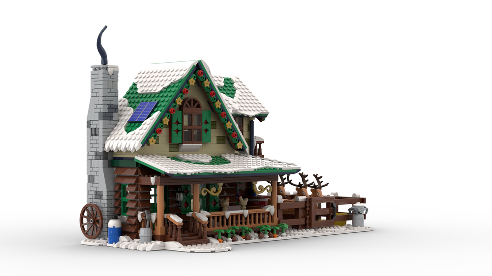 LEGO MOC Winter Village Reindeer Ranch by BigBobsBricks | Rebrickable ...