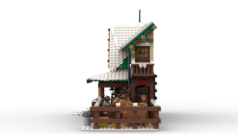 LEGO MOC Winter Village Reindeer Ranch by BigBobsBricks | Rebrickable ...