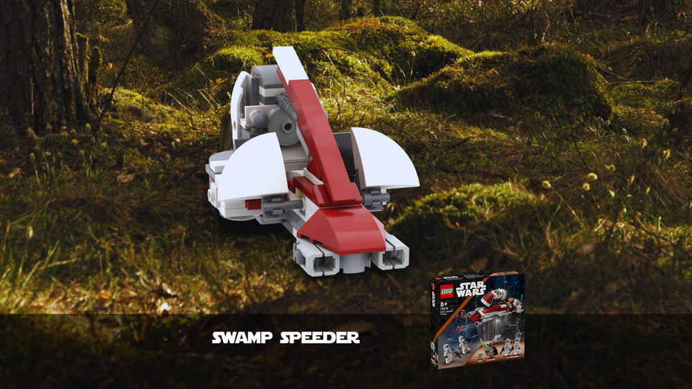 MOC-183240 Swamp Speeder - 75378 alternative