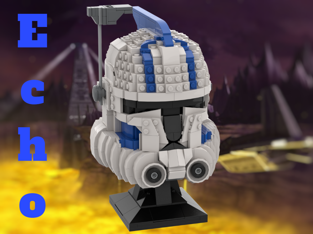 LEGO MOC ARC Trooper Echo Helmet by Ant0noo | Rebrickable - Build with LEGO