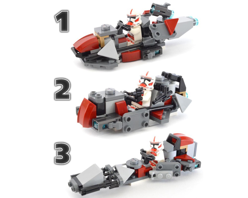 LEGO MOC Clone Speeder 2 by dorianbricktron | Rebrickable - Build with LEGO