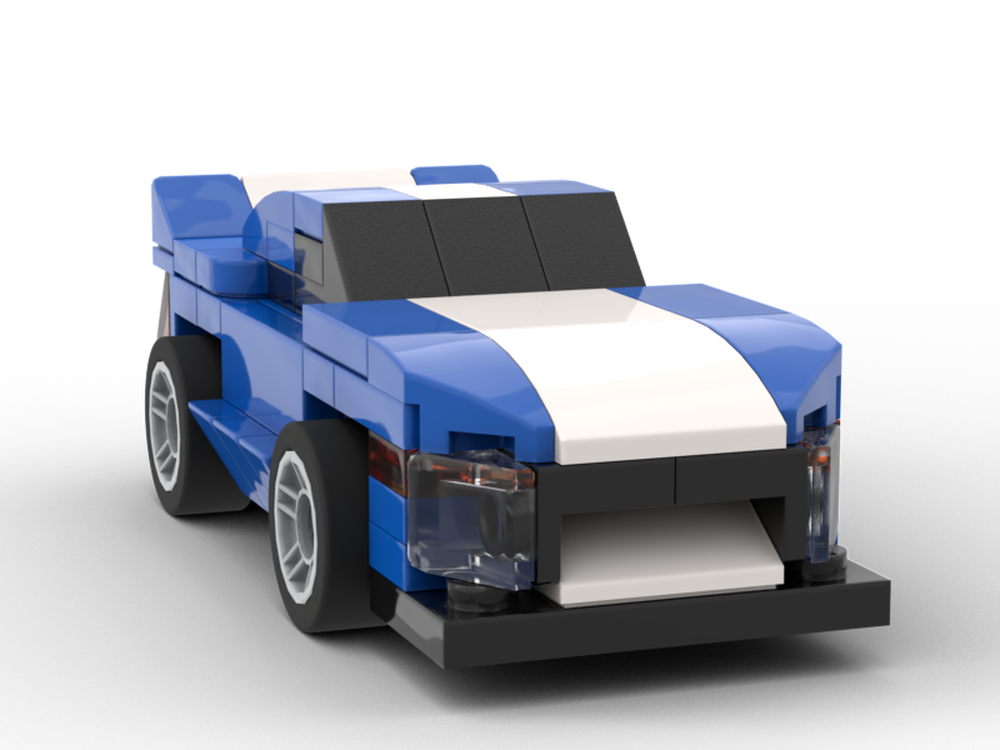 LEGO MOC Mustang (4-stud wide) by hoppepe | Rebrickable - Build with LEGO