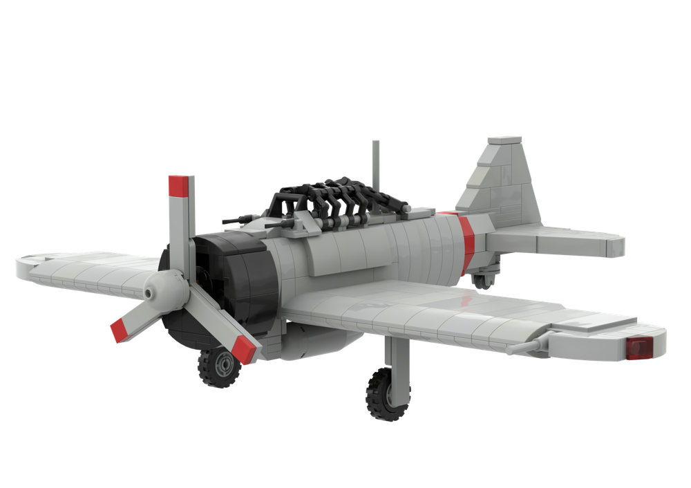 LEGO MOC A6M Zero by AlessandroMaffioli | Rebrickable - Build with LEGO