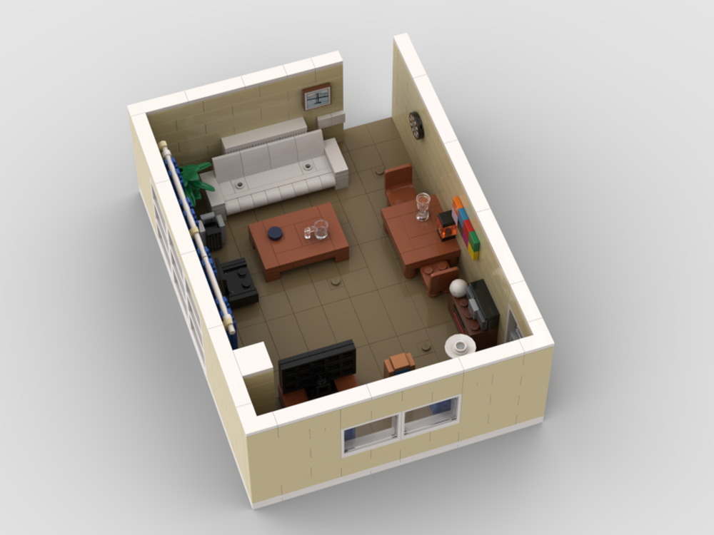 LEGO MOC-183458 Peep Show Flat - Living Room by legopeepshow ...