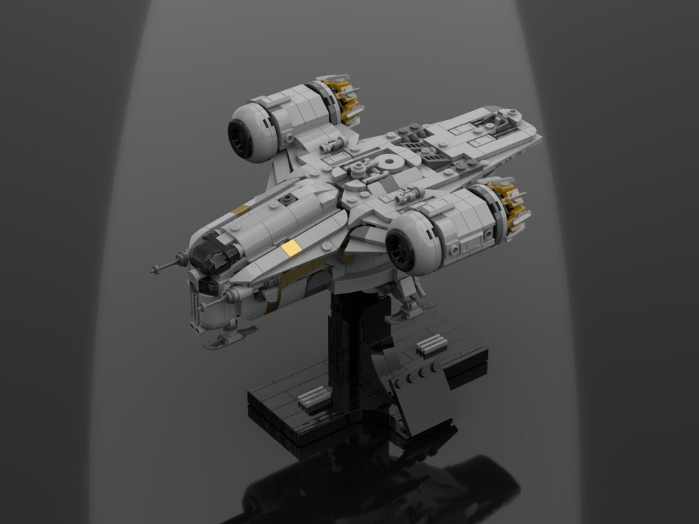 LEGO MOC Razor Crest - Starship Collection (Midi scale) by warc0re
