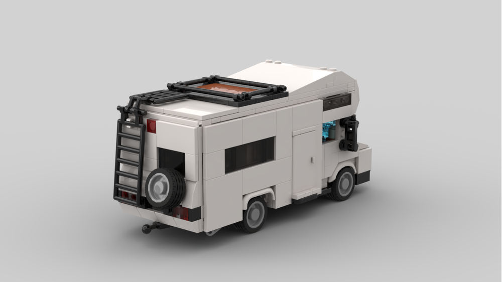 LEGO MOC Fiat Ducato RV by Brickster_Quickster | Rebrickable - Build ...