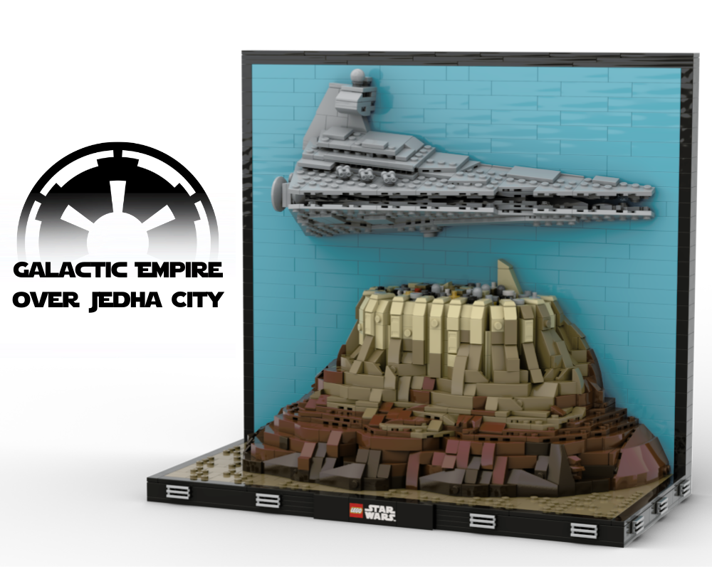 LEGO MOC Galactic Empire over Jedha City Diorama (Midi-Scale) by ...