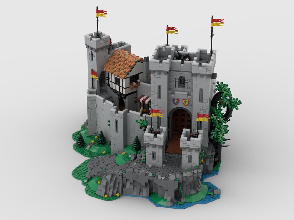 LEGO MOC Front Towers - 10305 extension by szandris89 | Rebrickable ...