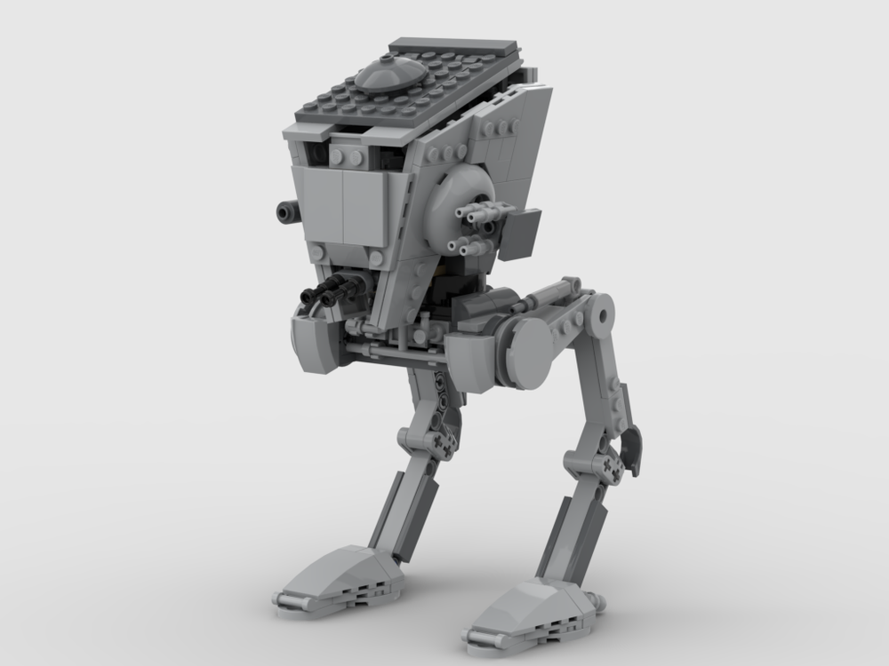 LEGO MOC Midi-Scale AT-ST by majora56 | Rebrickable - Build with LEGO