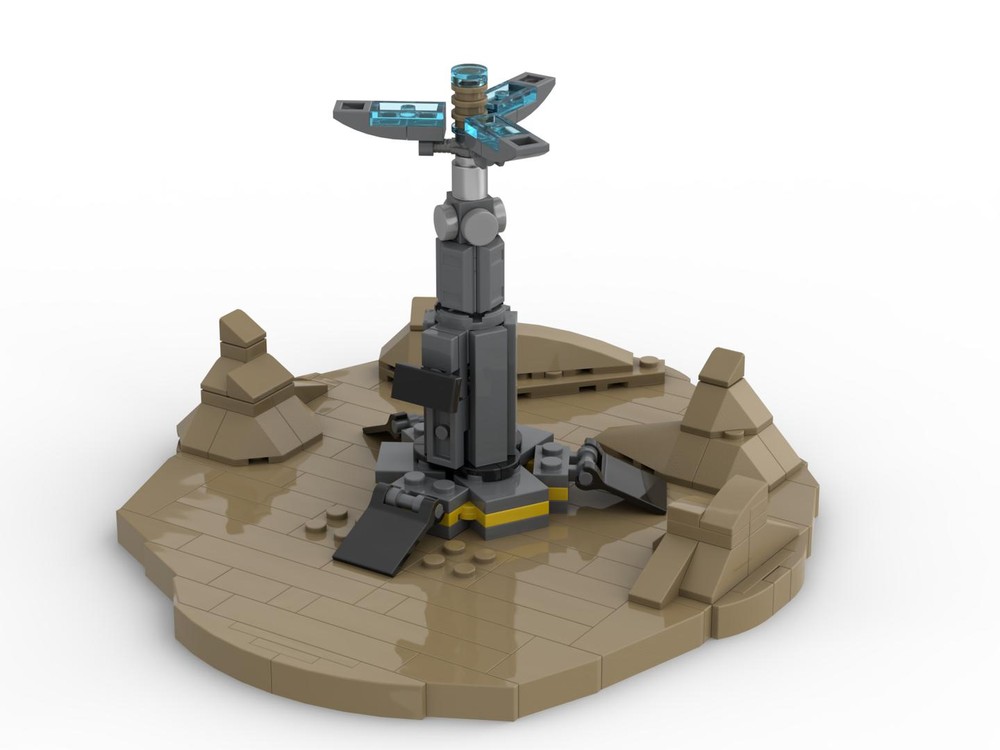 Lego moc lego helldivers 2 extraction terminal by computer 073