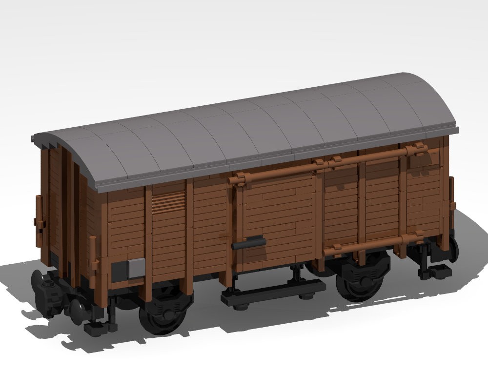 LEGO MOC-183739 covered freight wagon type G02 (8w) by sidetrack