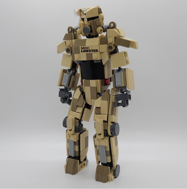 LEGO MOC Fallout: Desert Camo T-45 Power Armor by Moc_Lobster ...