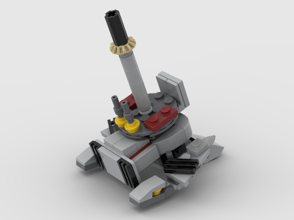 LEGO MOC Anti-aircraft Gun by Bricked_Up66 | Rebrickable - Build with LEGO