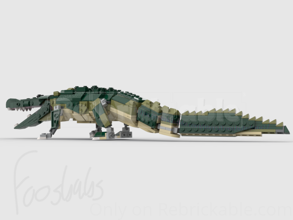 LEGO MOC 31121 Deinosuchus hatcheri 1:27 scale by Foosbubs ...