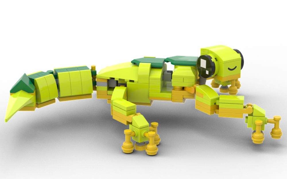 LEGO MOC Posable Gecko by Space_Steave | Rebrickable - Build with LEGO