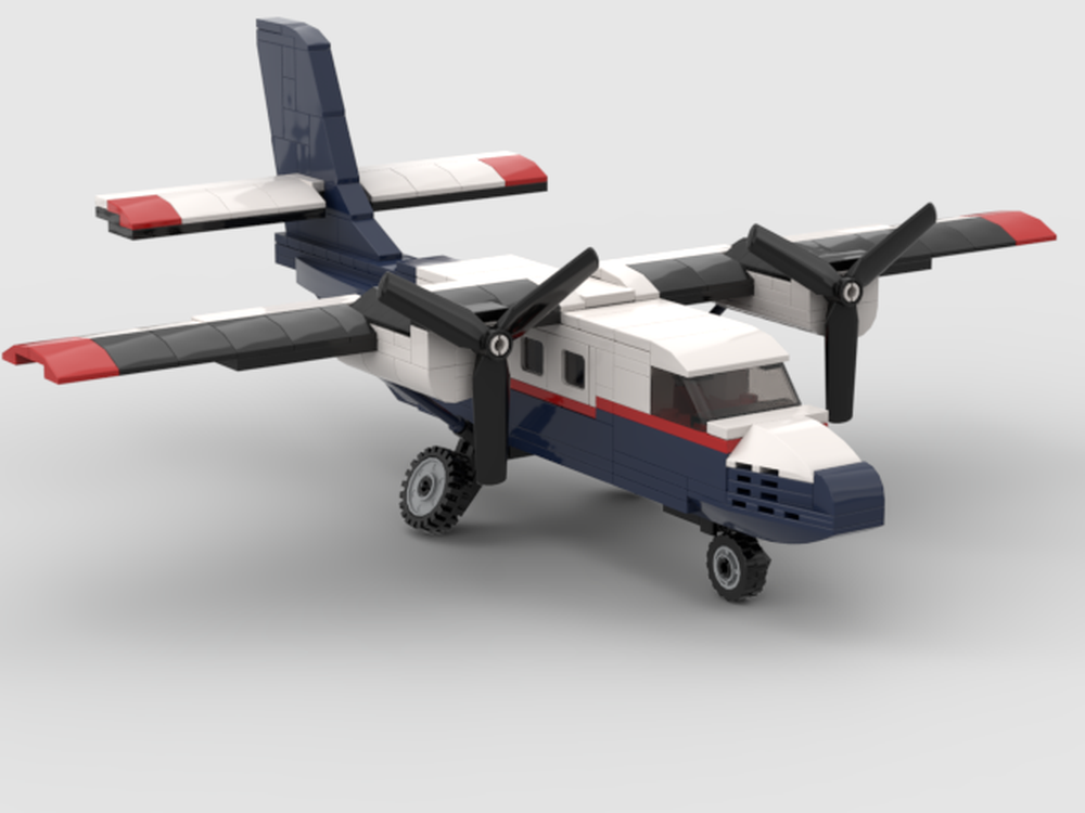 LEGO MOC DHC-6 Twin Otter by ThatPilotBoy | Rebrickable - Build with LEGO