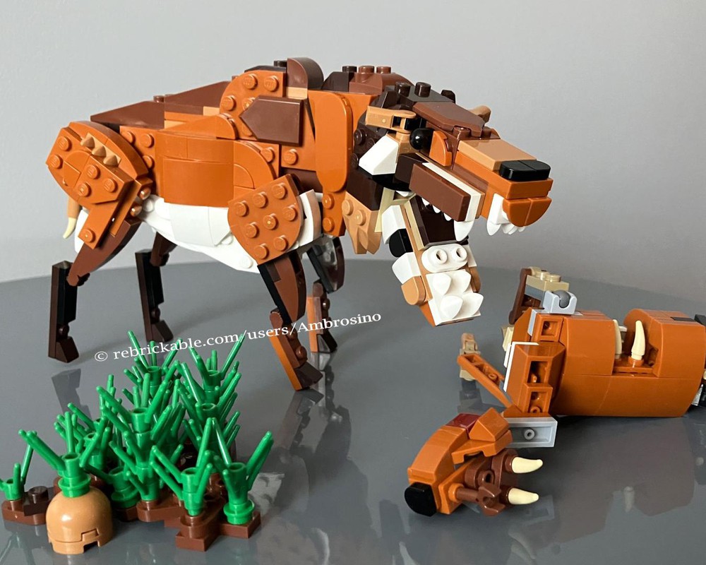 LEGO MOC 31154 Daeodon & Syndyoceras corpse by Ambrosino | Rebrickable ...