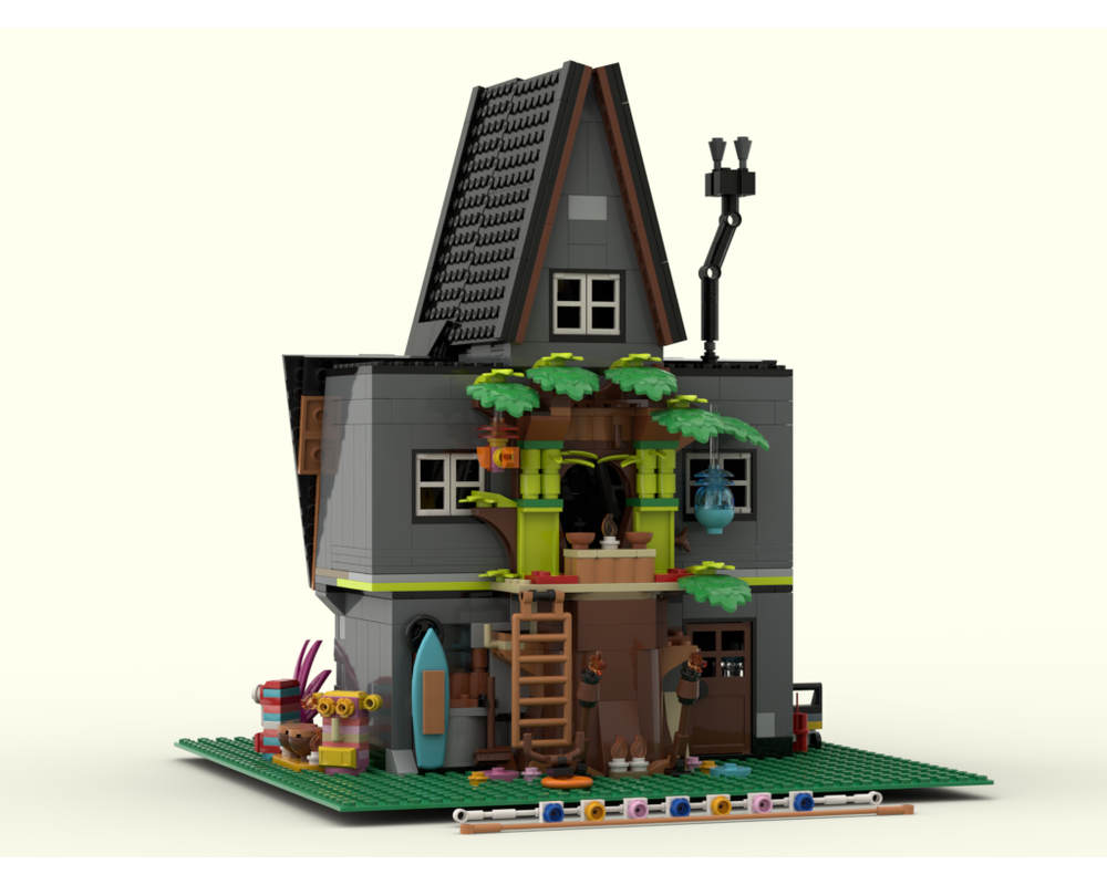 LEGO MOC Gru's Modular House - Modification of set 75583 by Brick ...