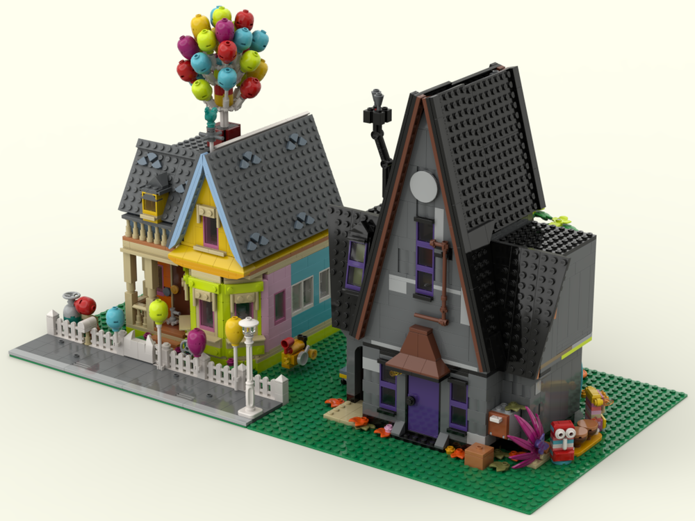 LEGO MOC Gru's Modular House - Modification of set 75583 by Brick ...