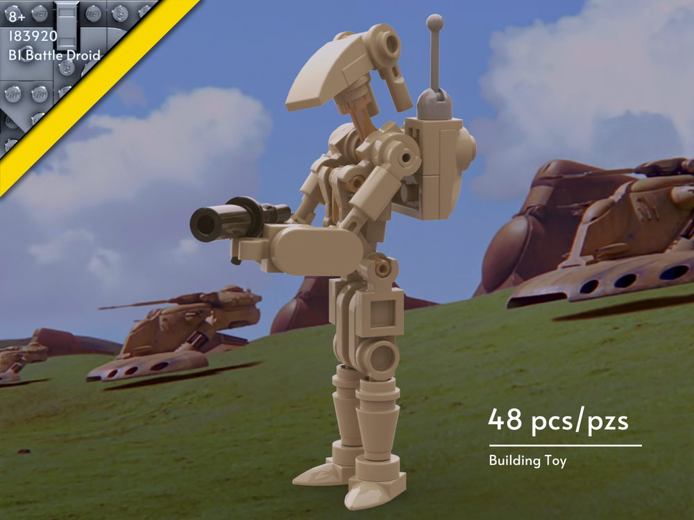 LEGO MOC B1 Battle Droid by MOCaBrick | Rebrickable - Build with LEGO