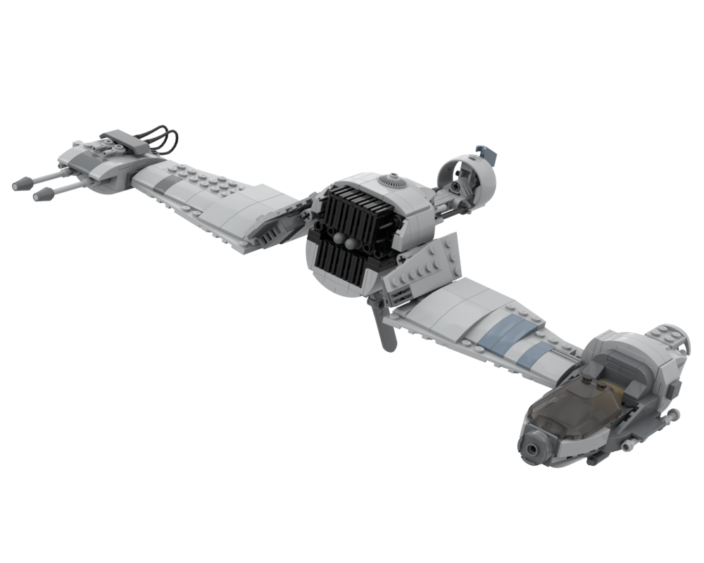 LEGO MOC V-4X-D Ski Speeder by OrchardBuilds | Rebrickable - Build with ...