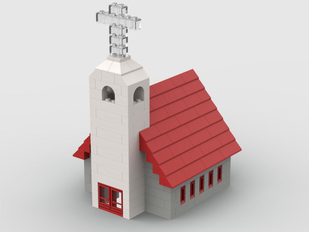 LEGO MOC Church Town Plan Style by normivey | Rebrickable - Build with LEGO