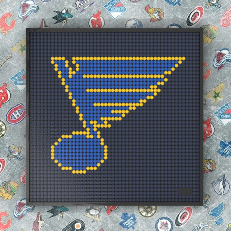 LEGO MOC NHL Art - St. Louis Blues by Brick Studs | Rebrickable - Build ...