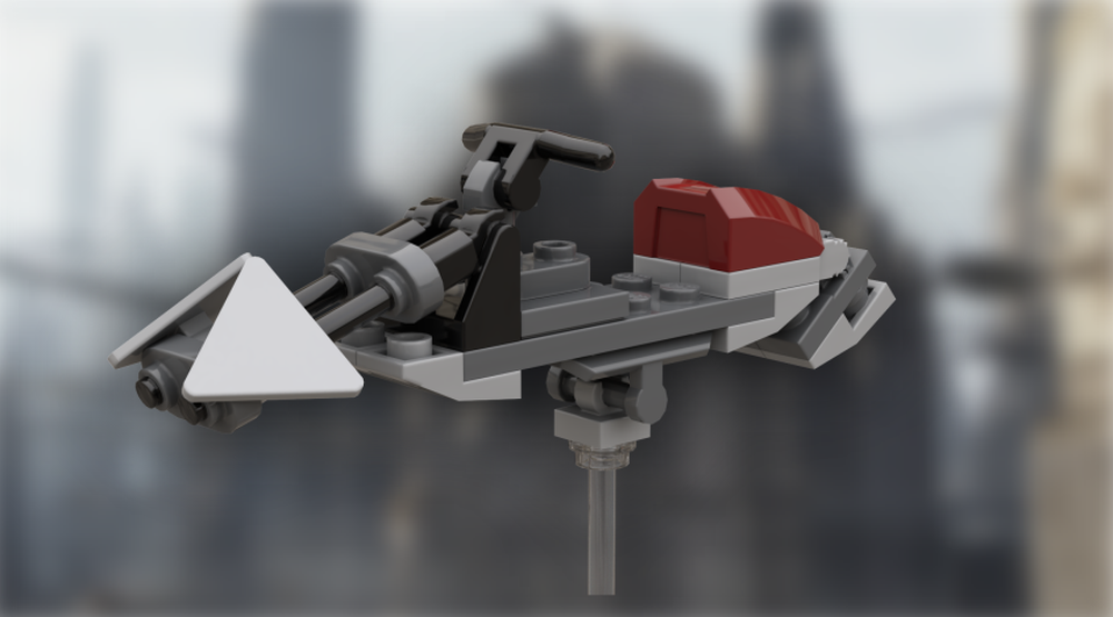 LEGO MOC Zephyr-G Swoop Speeder by Jadio | Rebrickable - Build with LEGO