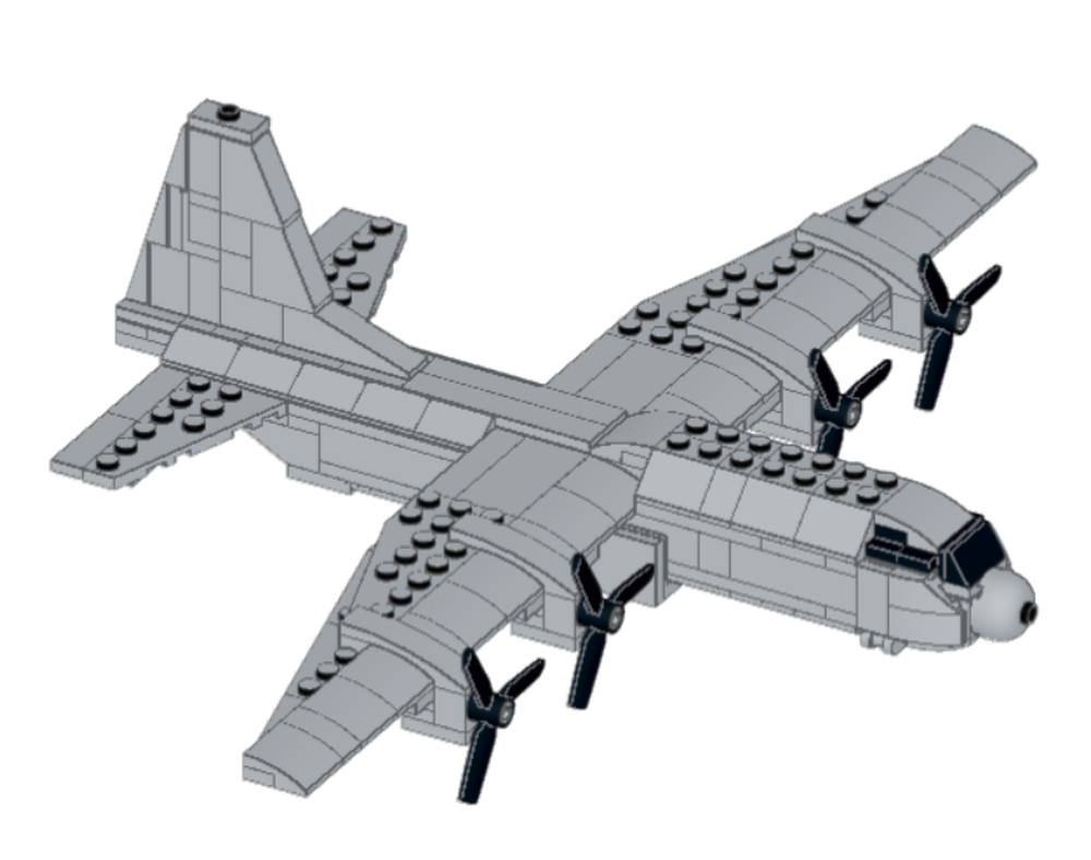 LEGO MOC C-130 hercules by Military_builds | Rebrickable - Build with LEGO