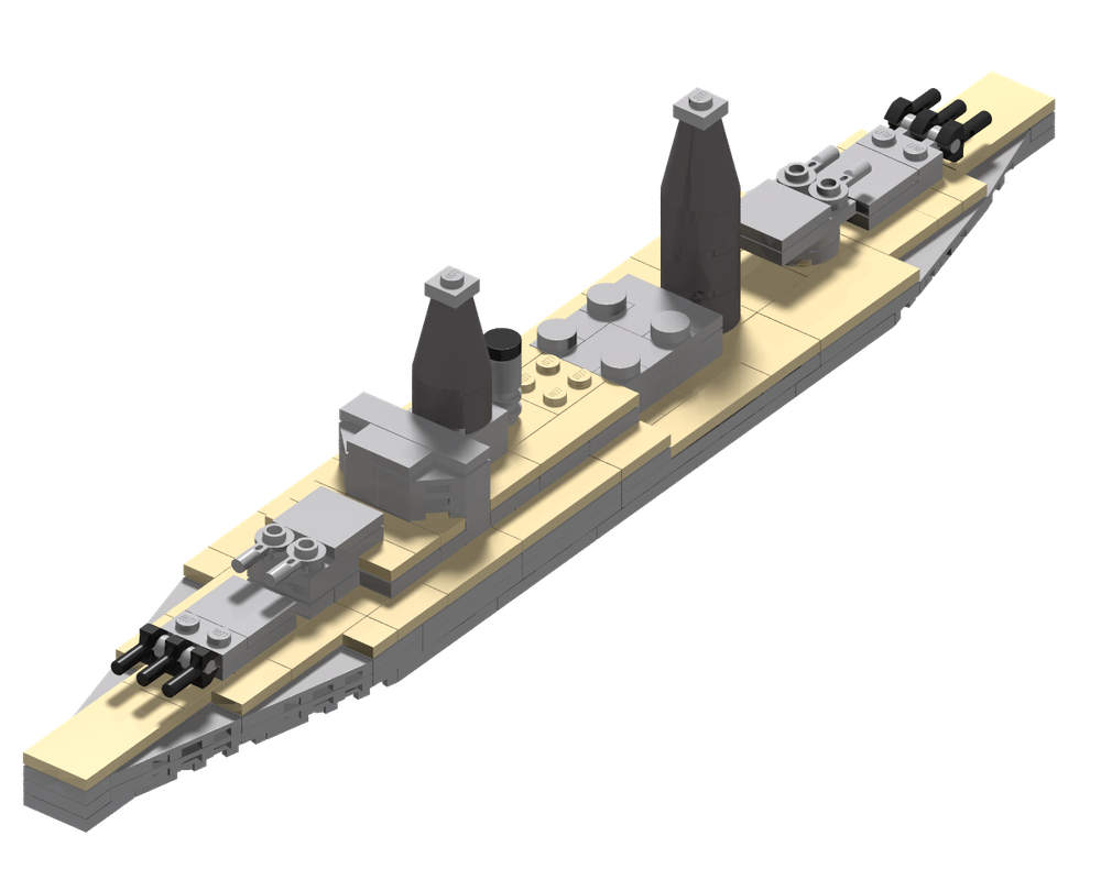 LEGO MOC 1:560 scale Nevada class dreadnought by yamato534 ...