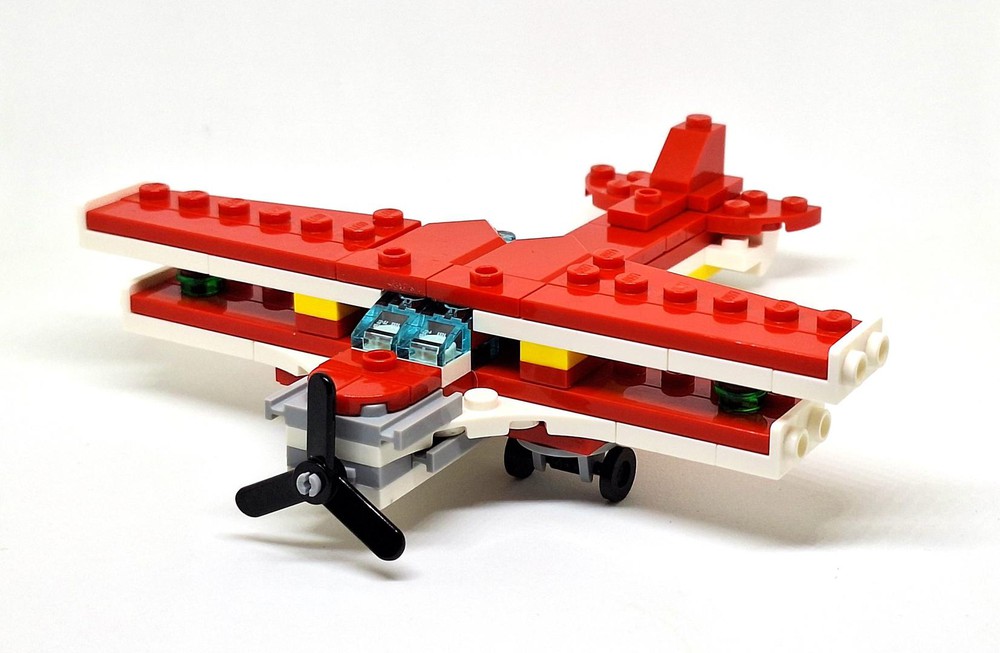 LEGO MOC 30669 x2 BiPlane by PeterSzabo | Rebrickable - Build with LEGO