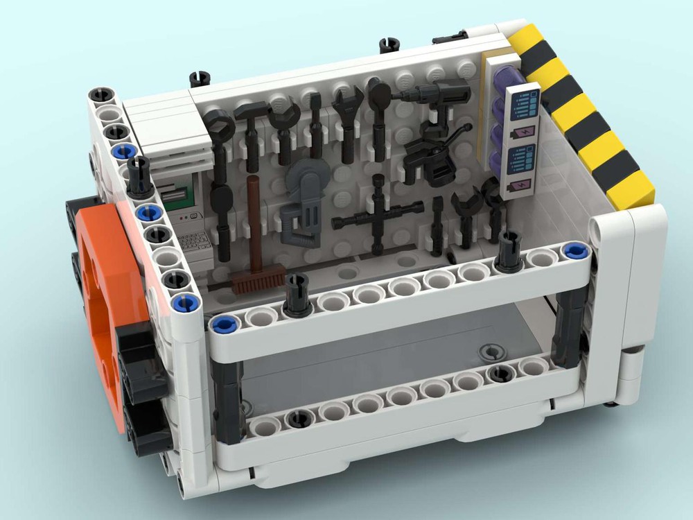 LEGO MOC Garage module small (Technic Space and City Space) by zz0025 ...