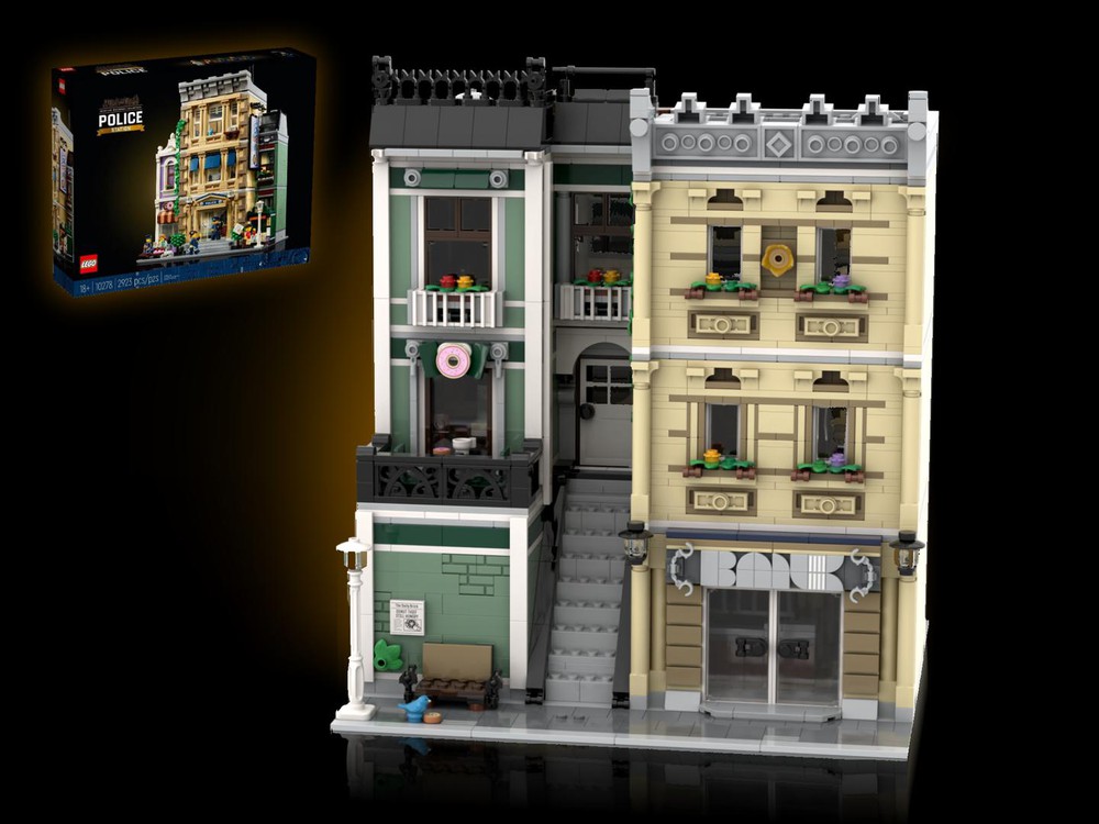 Police Station Creator Expert store 10278 for parts