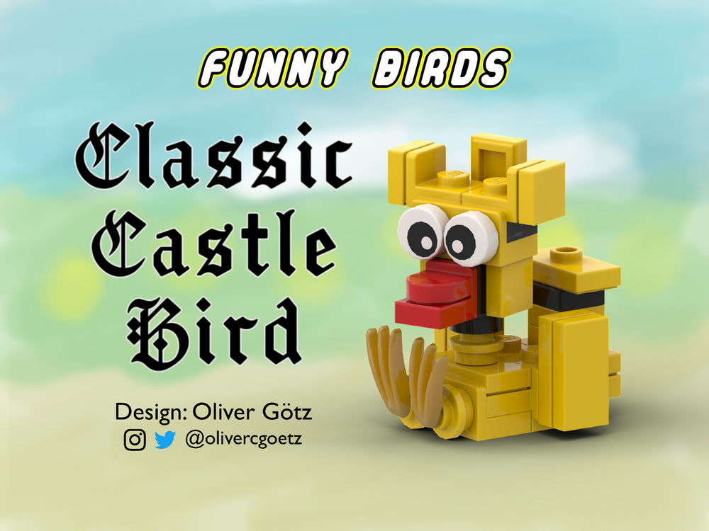 Lego Moc Funny Birds: Classic Castle Bird By Olivercgoetz 