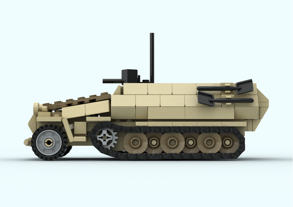 LEGO MOC Sd. Kfz. 251 ausf. B - (1942) Libya 1:35 by Soiij ...