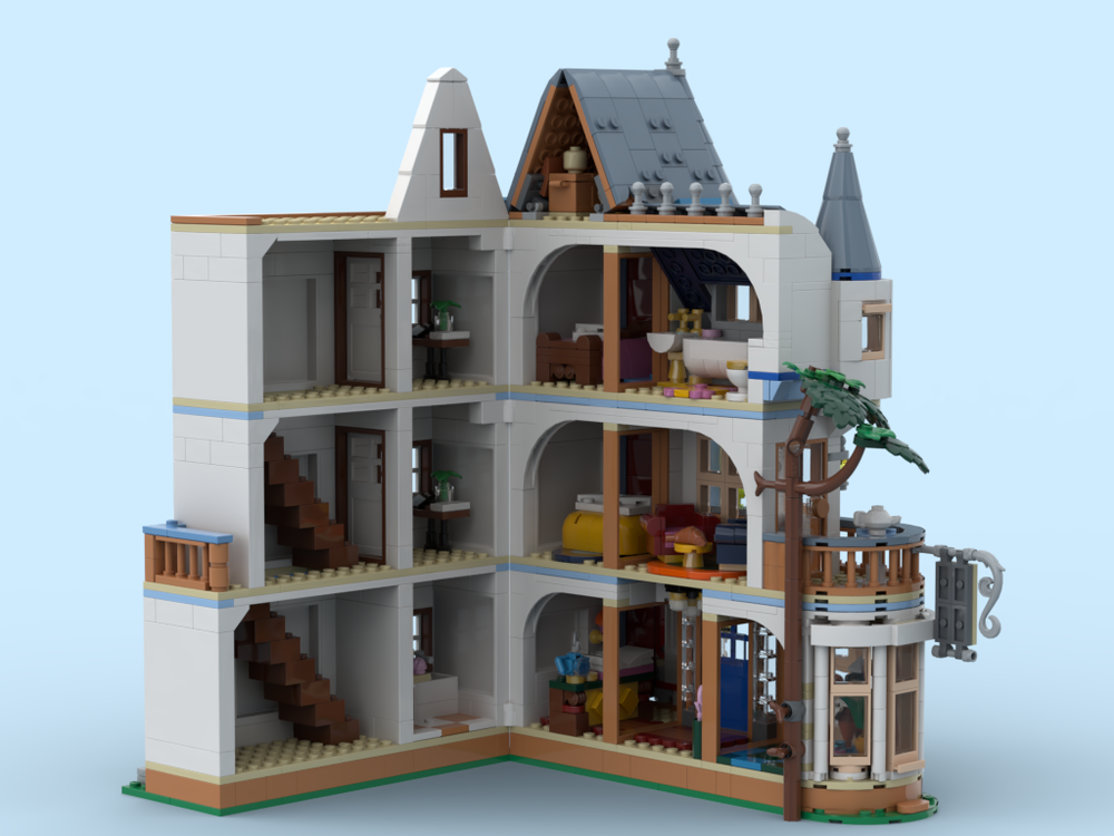 LEGO MOC Castle Bed & Breakfast Enclosure - Compatible with set 42638 ...