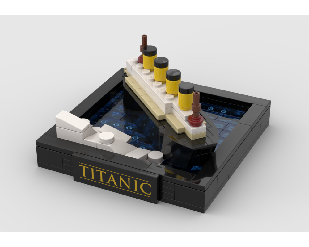 LEGO MOC Titanic Diorama by Diorama_MOCer | Rebrickable - Build with LEGO