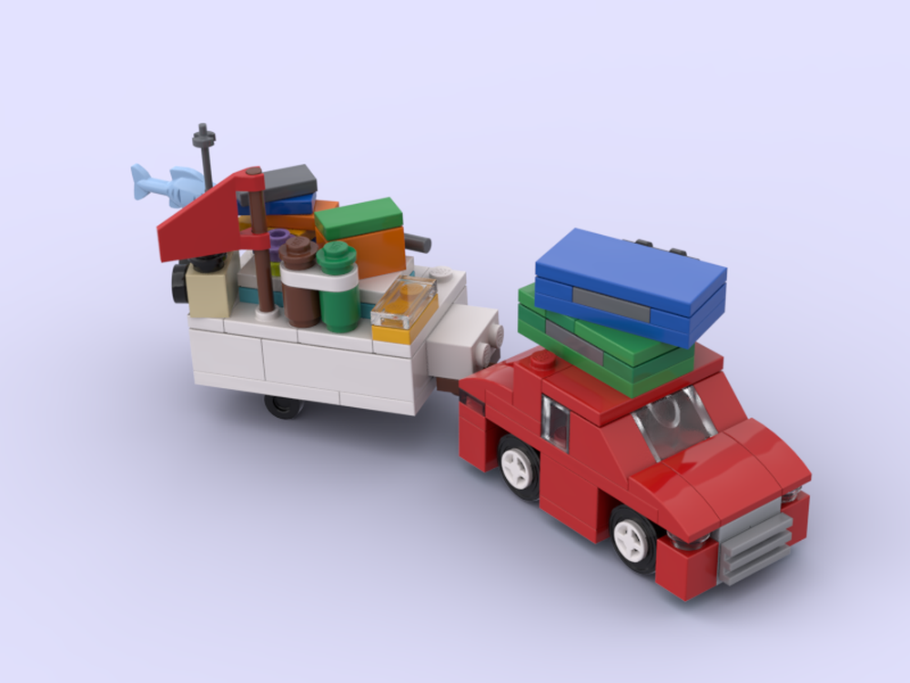 LEGO MOC Holiday Car by AmyBricks | Rebrickable - Build with LEGO