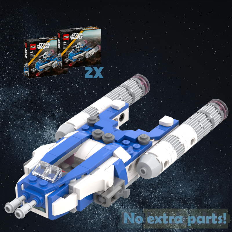 LEGO MOC Bigger Captain Rex microfighter by LucSoleBricks