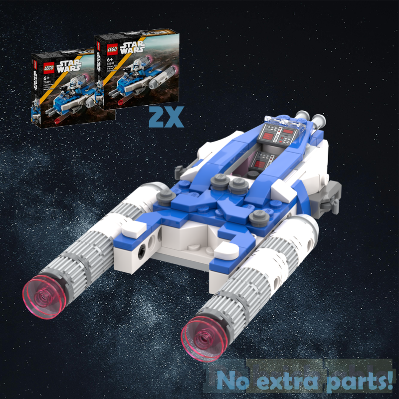 Captain Rex U Wing Microfighter LEGO MOC Bigger Captain Rex