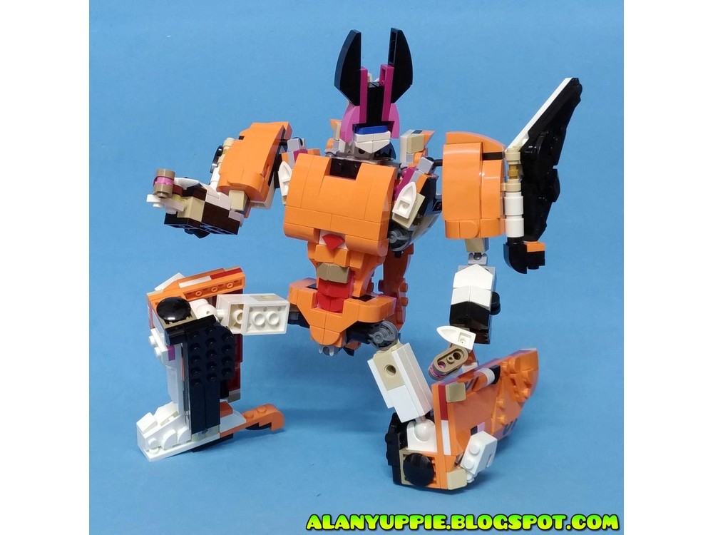 LEGO MOC Transformer Cyclonus using set 31129: Majestic Tiger by
