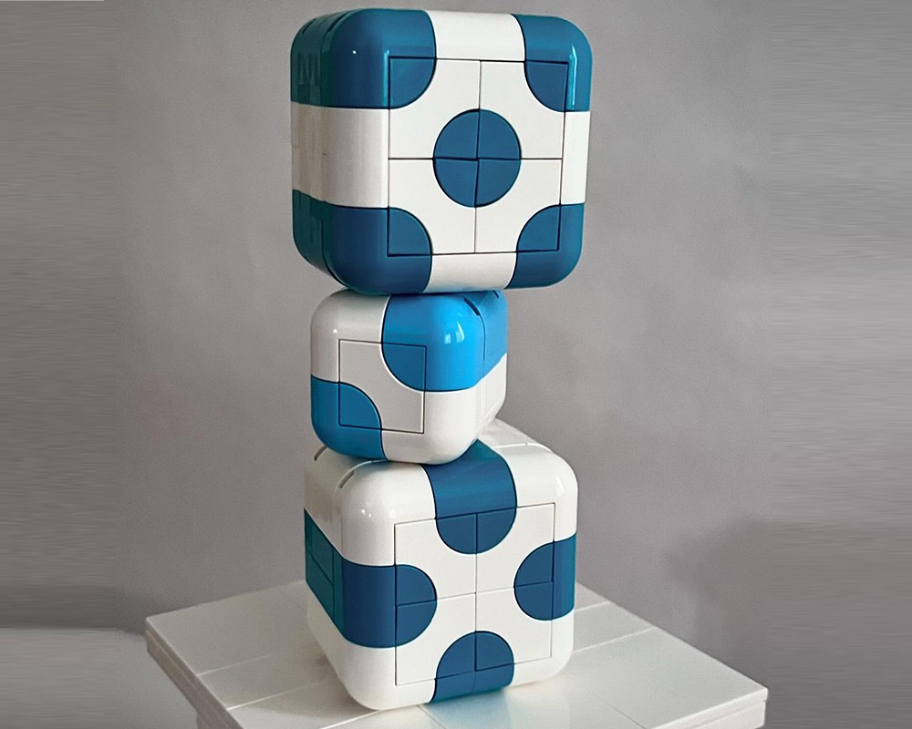 LEGO MOC-184564 Rounded Pattern Cubes, by Zachary Steinman by Planet ...