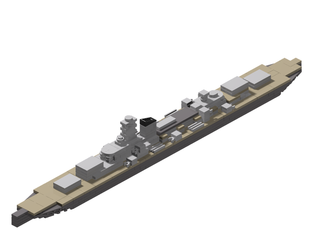 LEGO MOC 1:560 scale KMS clausewitz (WOWS) by yamato534 | Rebrickable ...