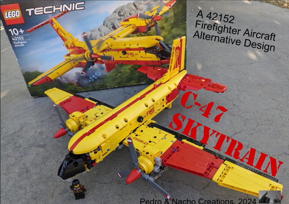 LEGO MOC C-47 Skytrain (42152 Firefighter Aircraft) by jpgon ...