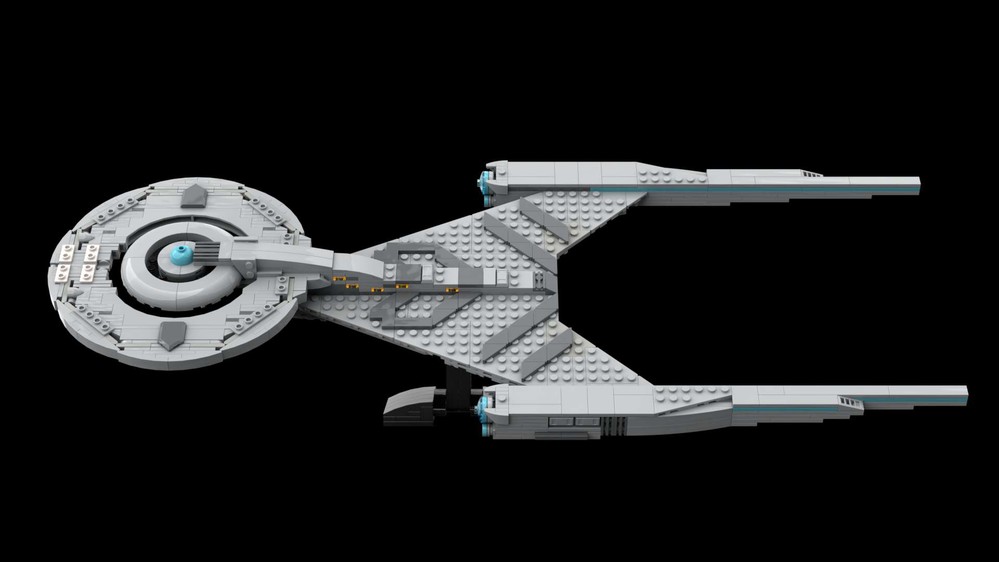 LEGO MOC Crossfield Class Starship by yaybricks | Rebrickable - Build ...