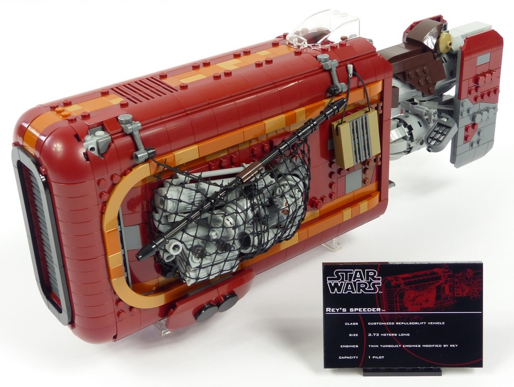 LEGO MOC UCS Rey's Speeder by Aniomylone | Rebrickable - Build with LEGO