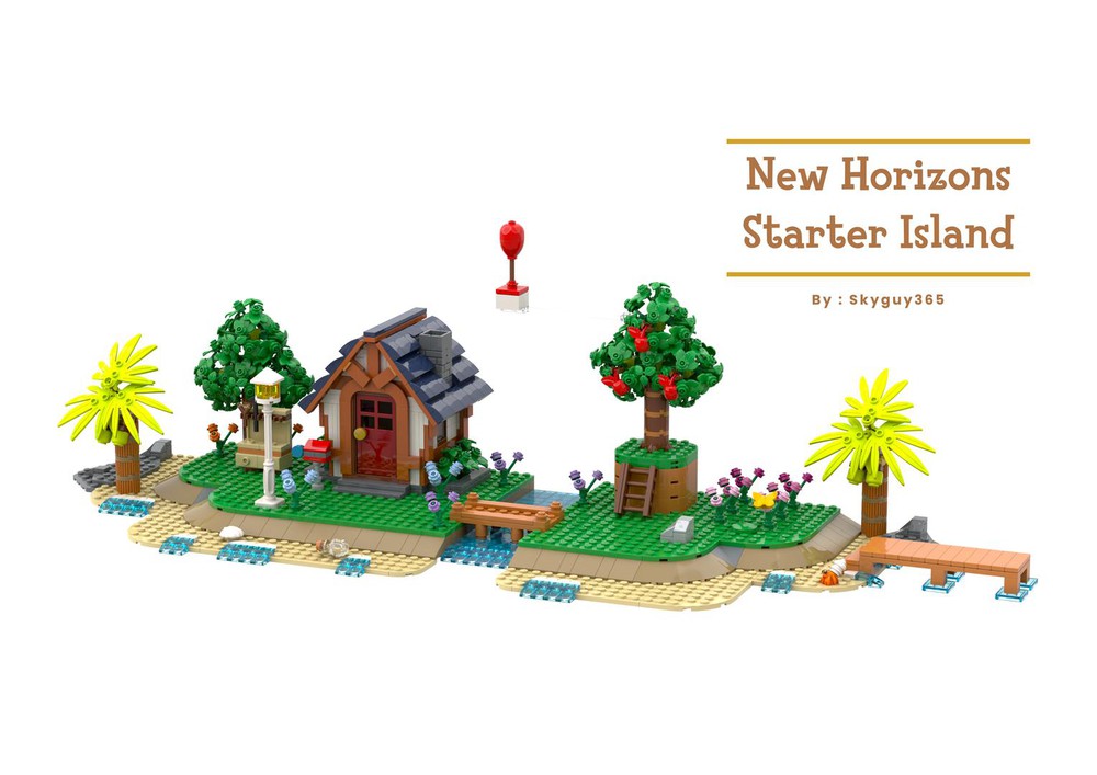 LEGO MOC New Horizons Starter Island by Skyguy365 | Rebrickable - Build ...