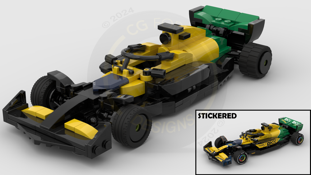 LEGO MOC F1 McLaren MCL38 - Monaco by CGForceDesigns | Rebrickable ...