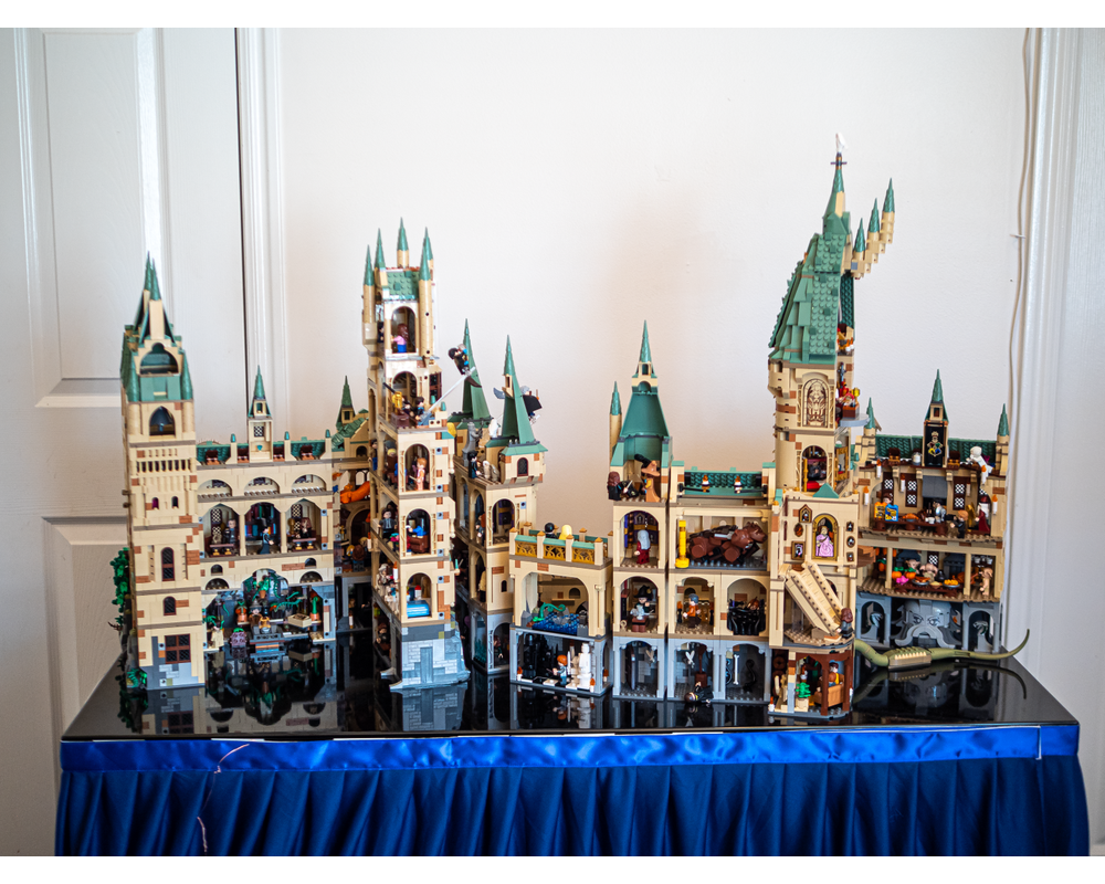 Green Roof Lego Harry Potter Whole Castle LEGO MOC Ultimate