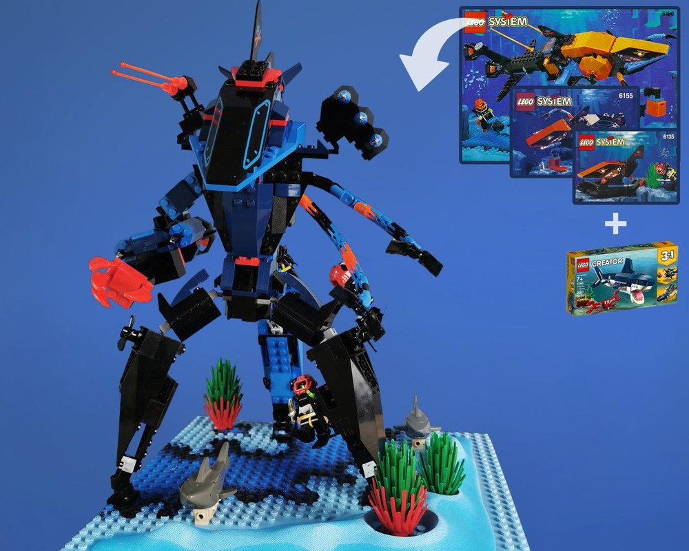 LEGO MOC Deep Sea Titan by BrickVink Rebrickable Build with LEGO